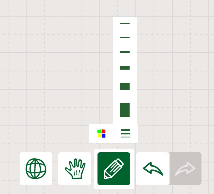 Selecting line weight