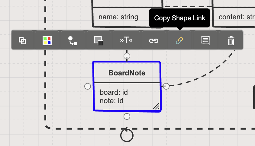 Copy Sketchboard shape link to clipboard