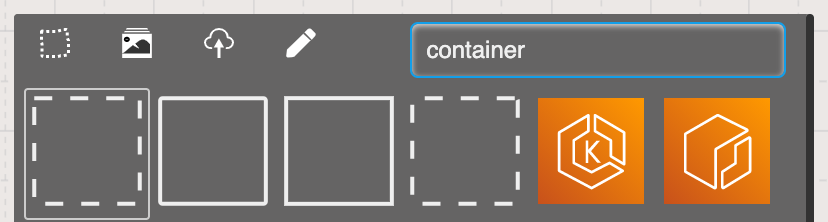 Search Sketchboard's container shapes