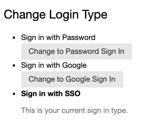 Change sign in type